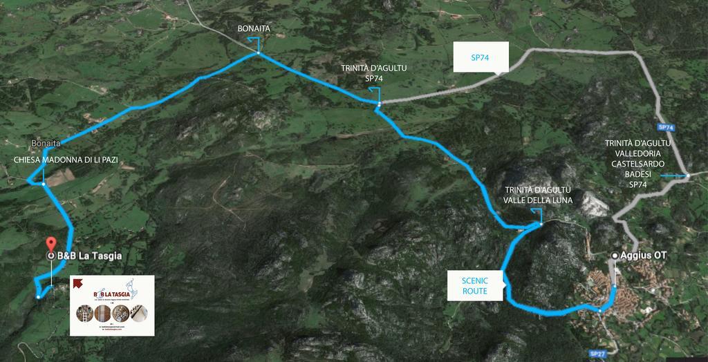 B&B La Tasgia Aggius Eksteriør billede